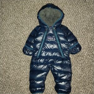 NEWBORN PATAGONIA BLUE WHOLE BODY SUIT